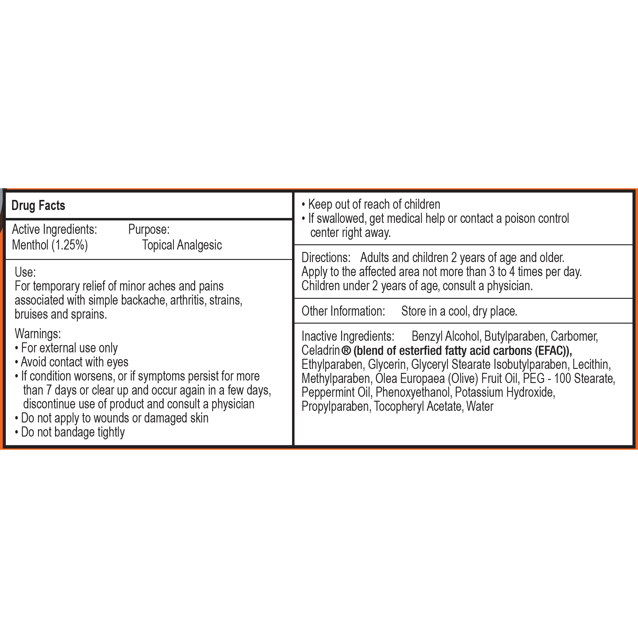 [特許成分使用] CRUX / クラックス・クリーム 106g - 1Muscle.com