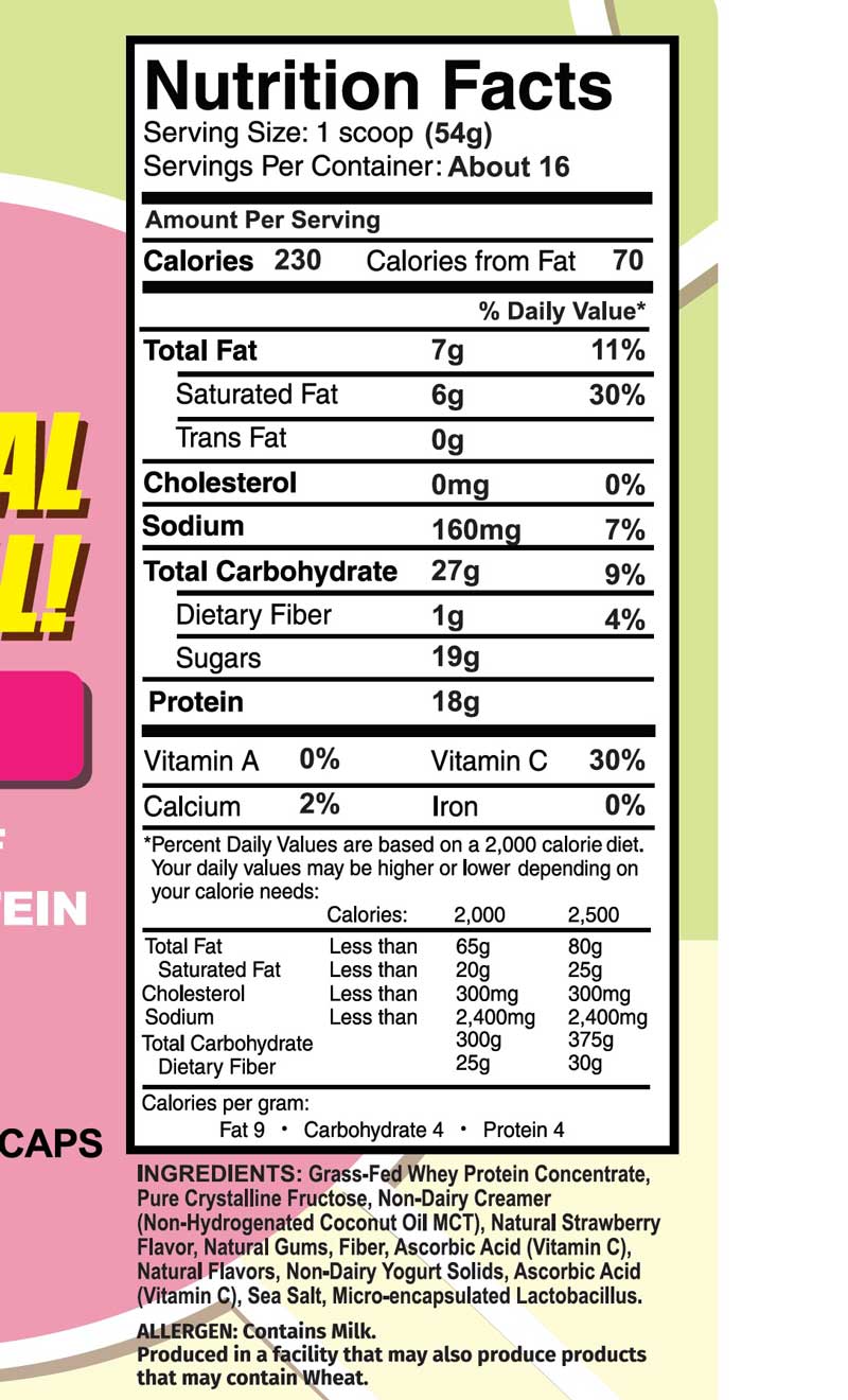 1MOXY STRAWBERRY MILK [ALL NATURAL] 907G - 1Muscle.com