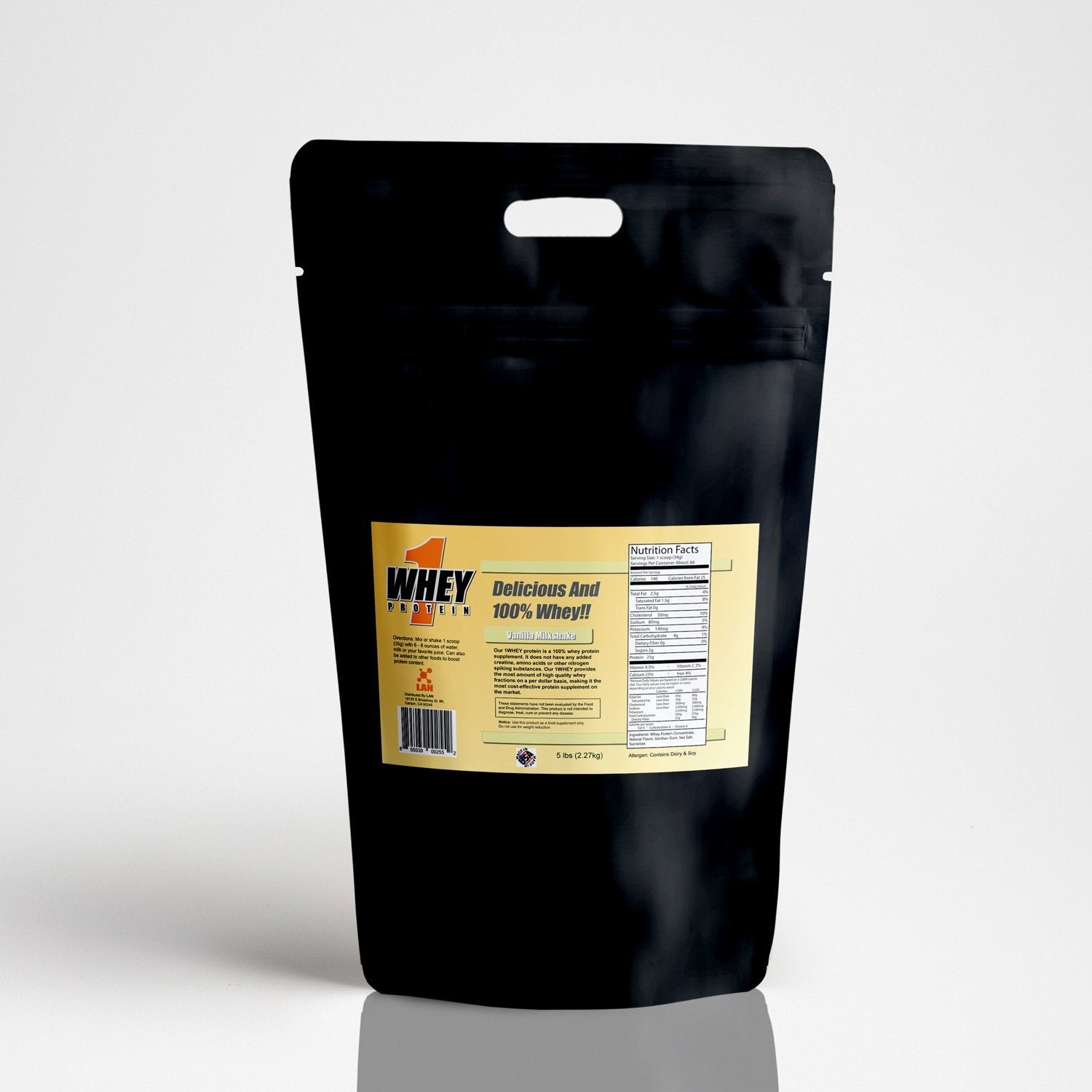 [セール] 1WHEY PROTEIN／１ホエイ・プロテイン　2.27KG - 1Muscle.com
