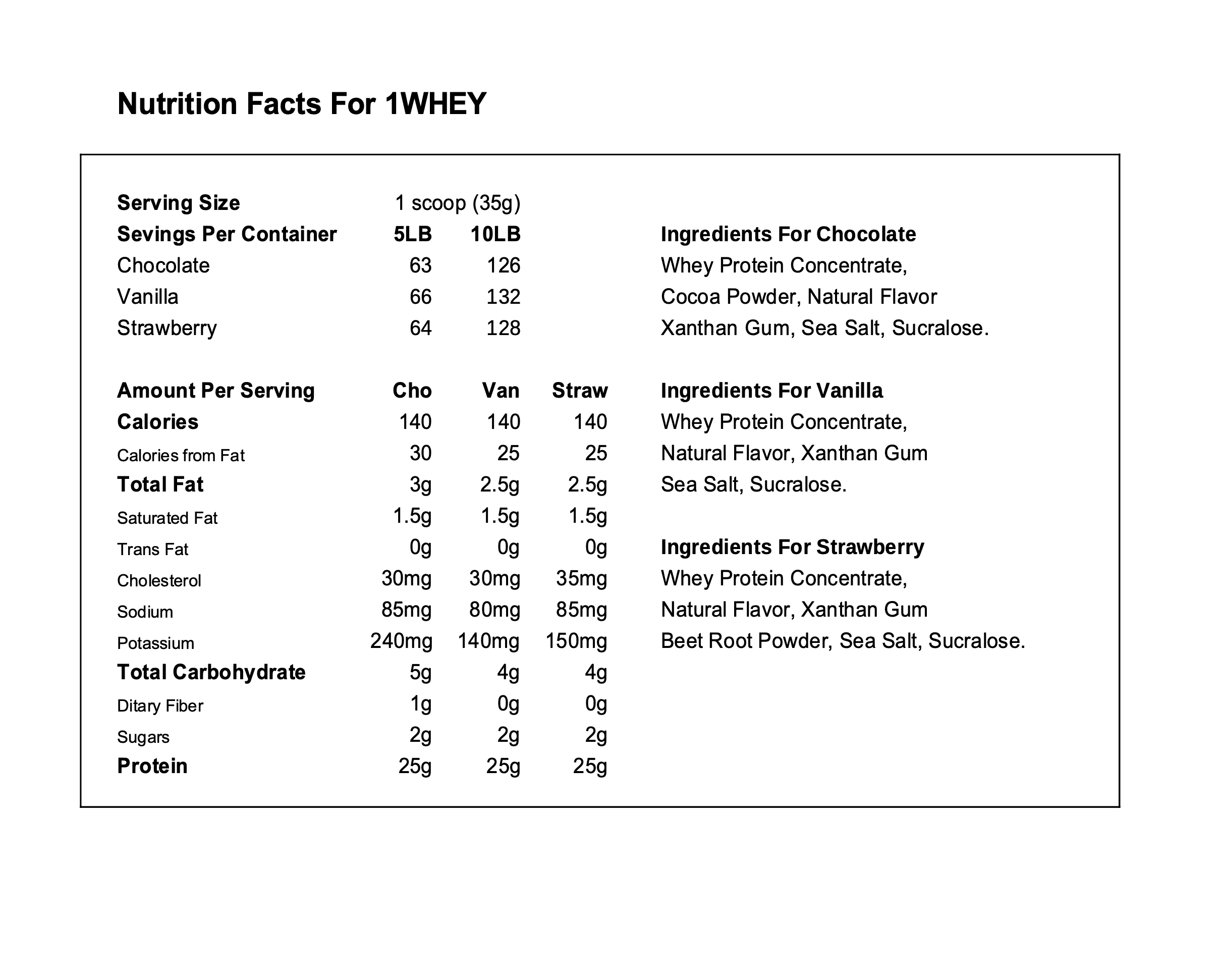 [セール] 1WHEY PROTEIN／１ホエイ・プロテイン　2.27KG - 1Muscle.com