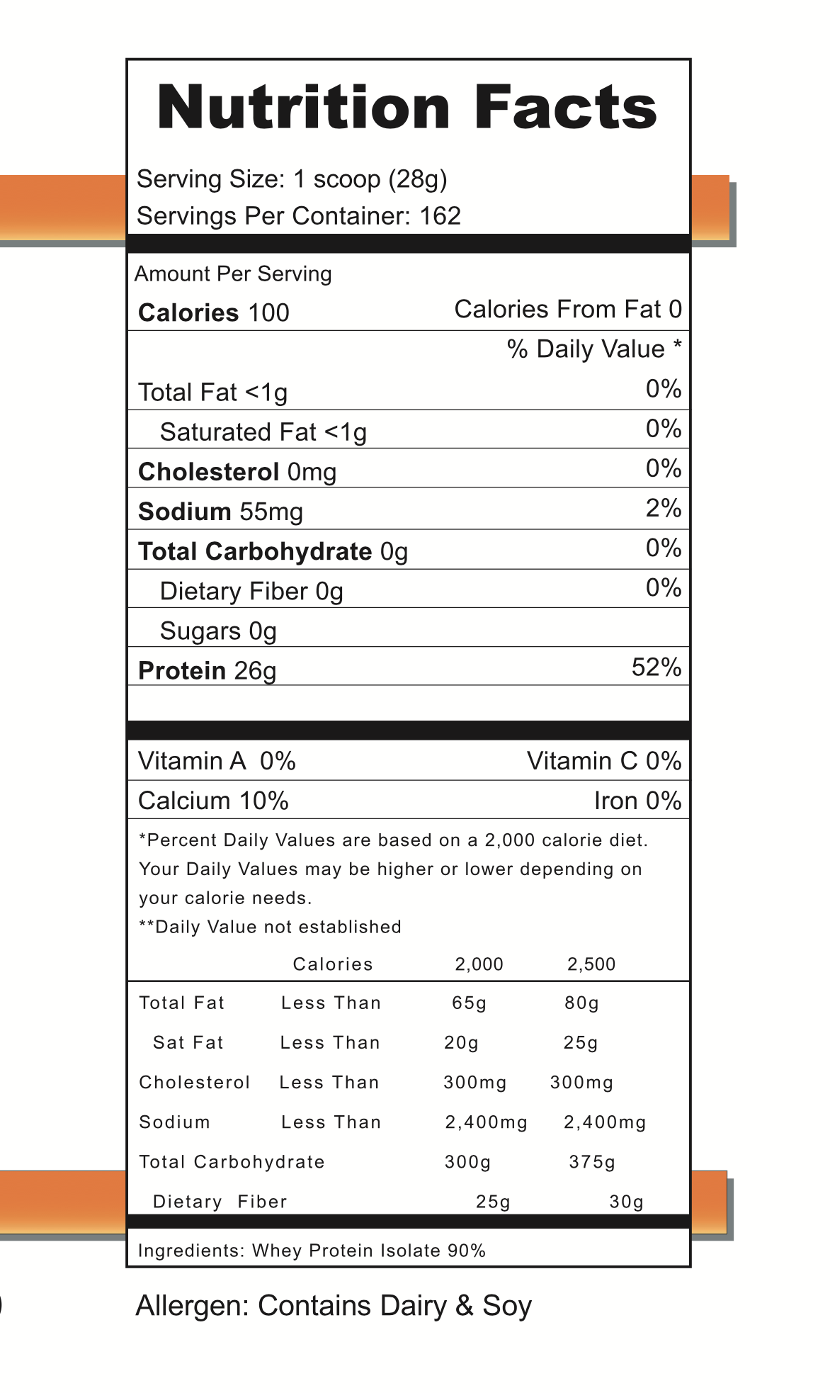 [セール特価] BIG 1ISOLATE™️ 10LB [ⓊD公認] 4.54KG - 1Muscle.com